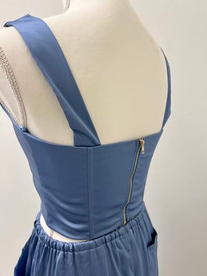 Back view of corset top