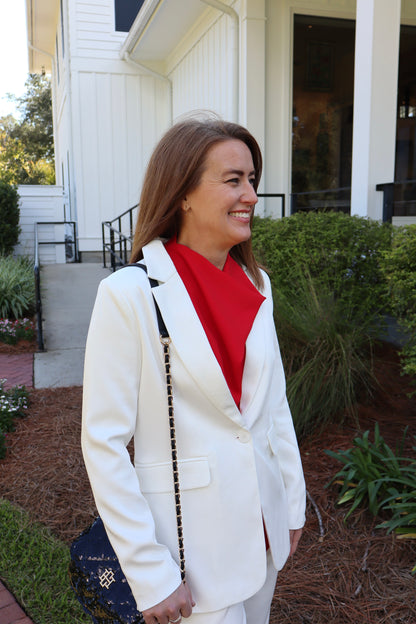 White blazer