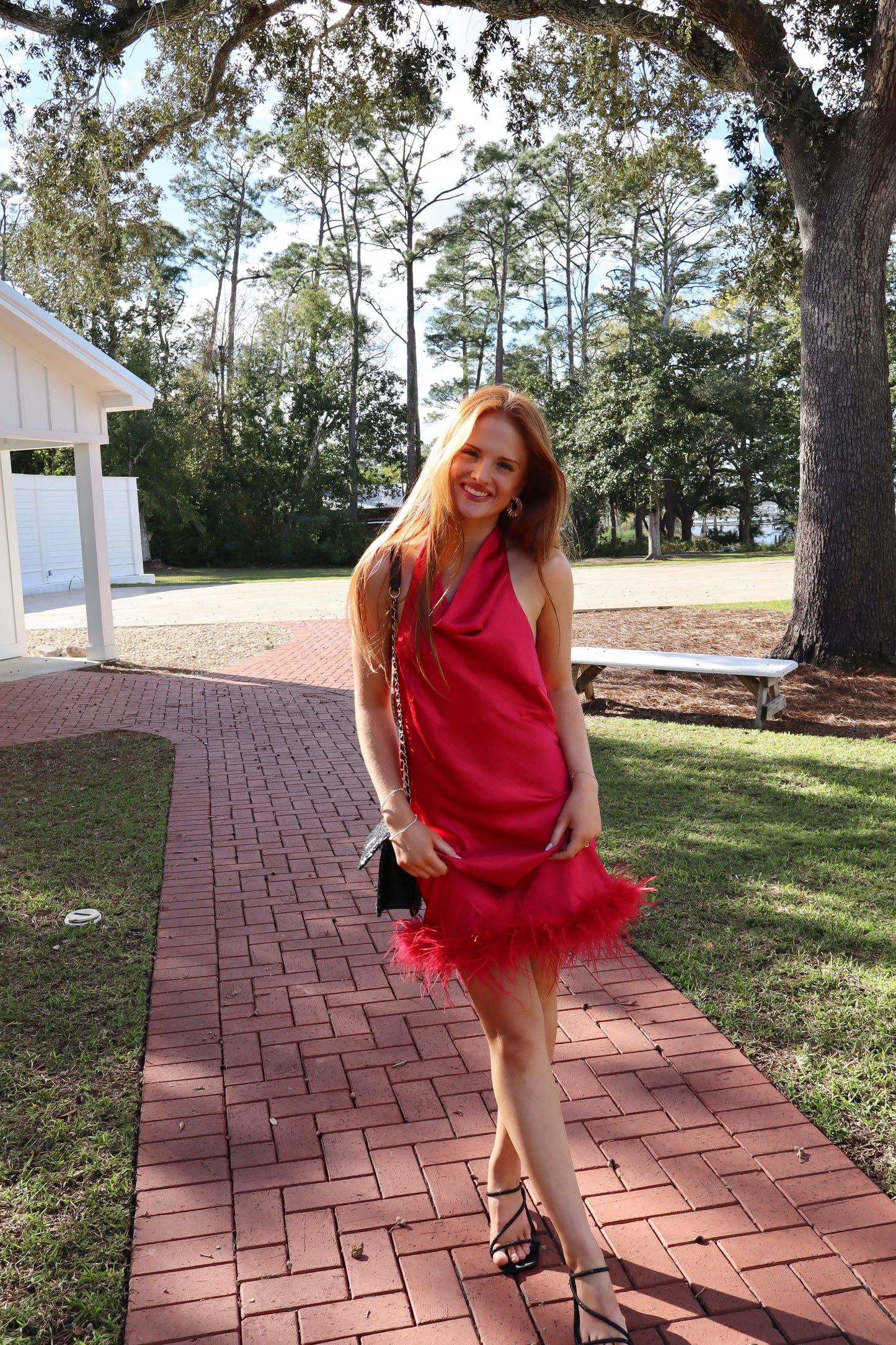 Red dress