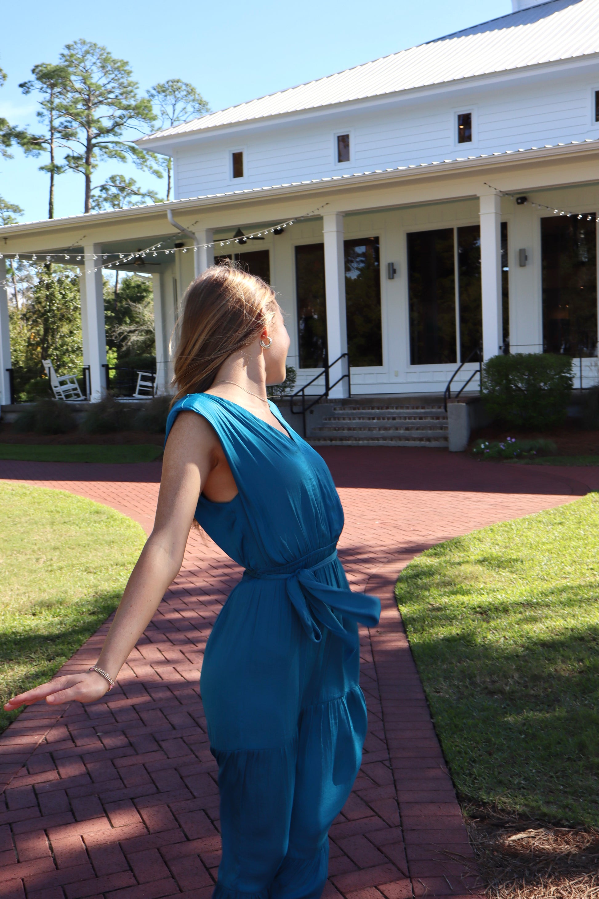 Teal dress