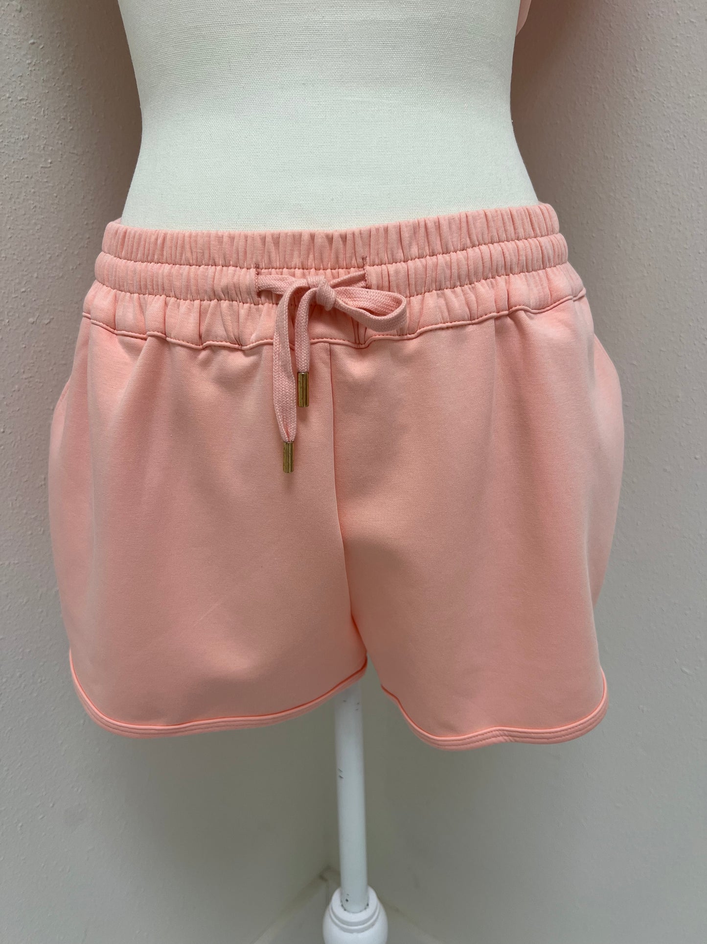 Pink scuba shorts