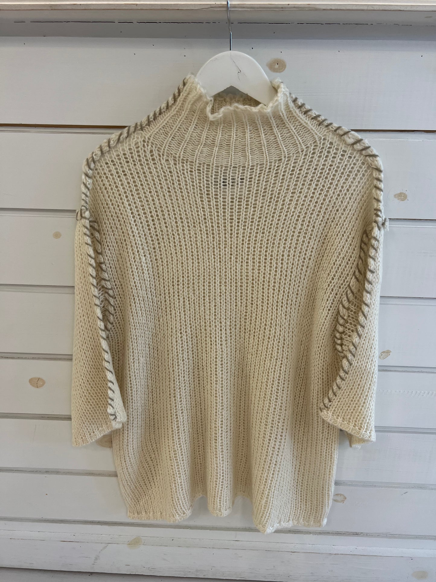 Sweater with stitch detail