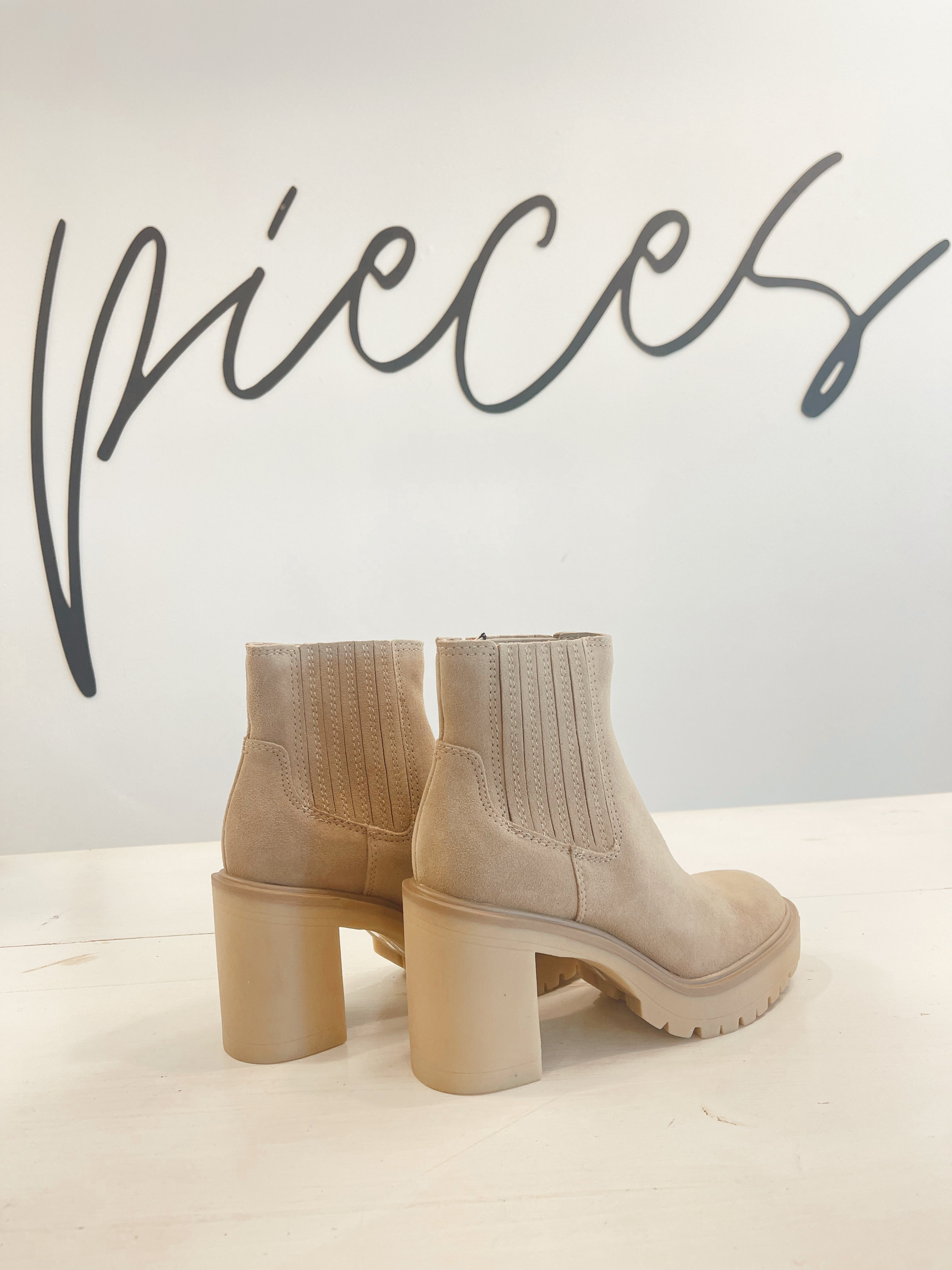 DOLCE VITA CASTER H2O DUNE SUEDE BOOTIE